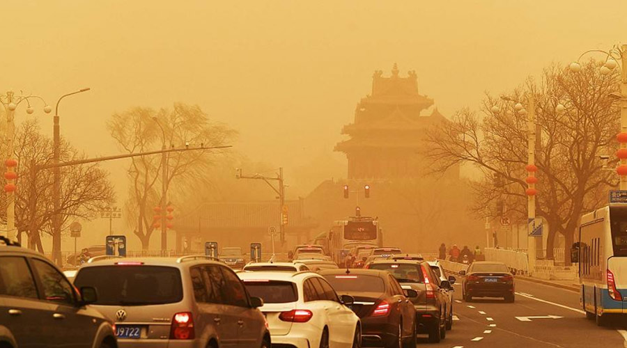 北方今年首場沙塵來襲！沙塵暴下衣服干衣機的干衣優(yōu)勢