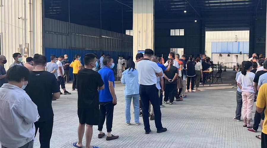 支援防疫是責任！金環(huán)電器助力鶴山核酸檢測