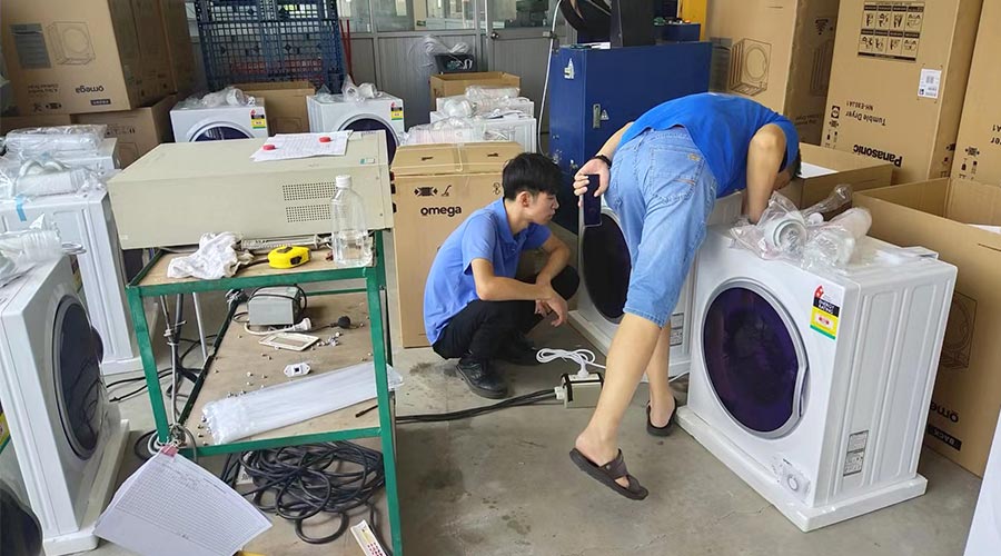 驗貨省心省力！澳洲omega客戶稱贊衣物烘干機代工質(zhì)量高