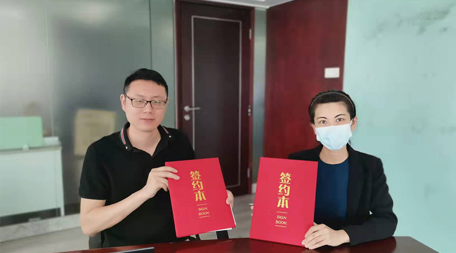 祝賀！金環(huán)電器與寧波某品牌電商客戶再次合作，簽約成功！