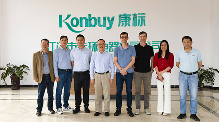 新項(xiàng)目對接！客戶伊萊克斯親臨金環(huán)電器參觀指導(dǎo)